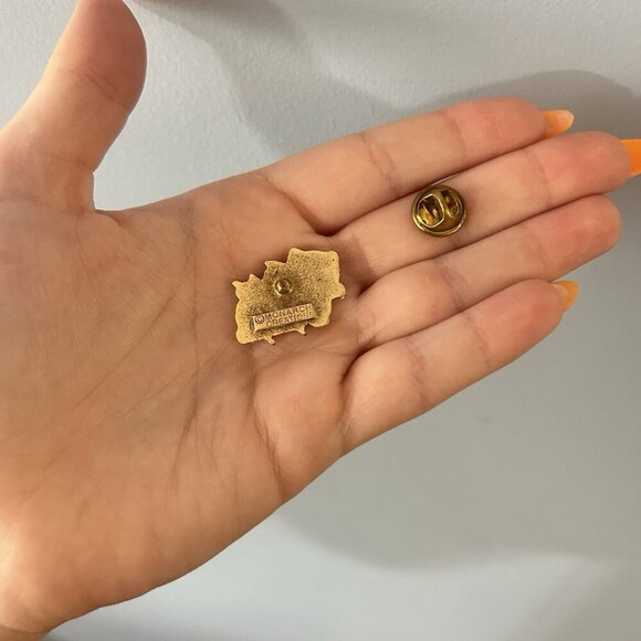 "Cats Make Life Purrfect" Collectible Lapel Hat Pin Cat Lady Flair Vintage - Picture 4 of 4